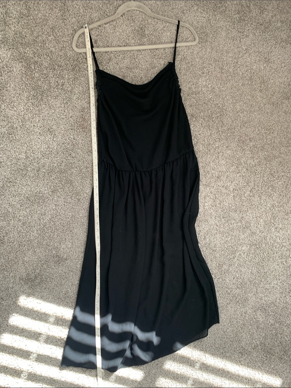 Vintage Vicky Vaughn Classic Black Slip Dress with Cowl Neck - Picture 7 of 8